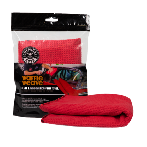 Microfibra Waffle Roja Vidrio